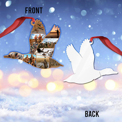 Duck Hunting Collage - Personalized Hunting Ornament