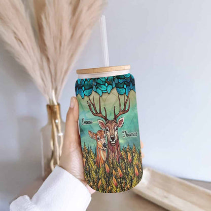 You & Me We Got This - Personalized Hunting Can Glass