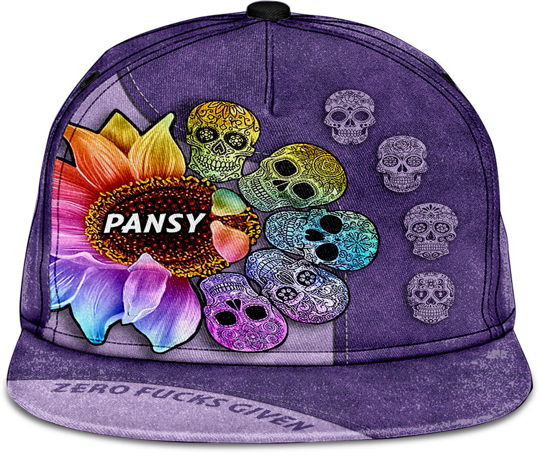 Zero F Given - Personalized Skull Snapback