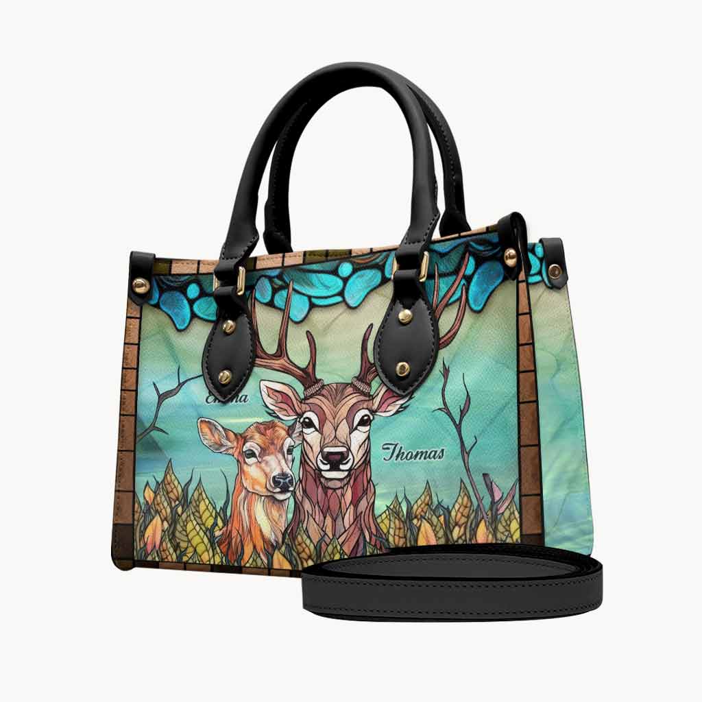 You & Me We Got This - Personalized Hunting Leather Handbag