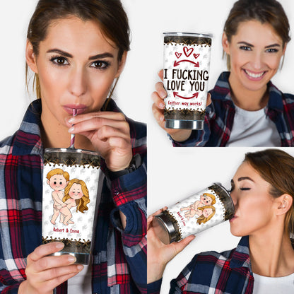 I Love You - Personalized Hunting Tumbler