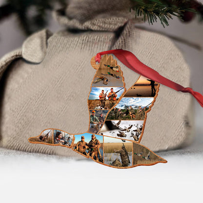 Duck Hunting Collage - Personalized Hunting Ornament