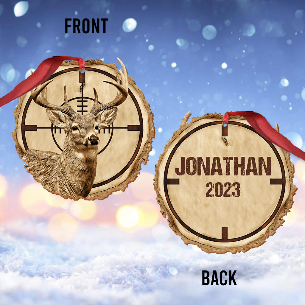 Deer Hunting - Personalized Hunting Ornament