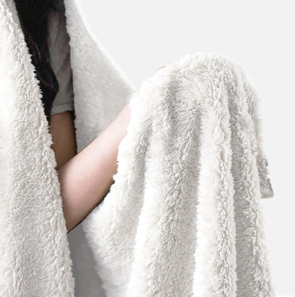 Floral Skeleton - Personalized Skull Hooded Blanket