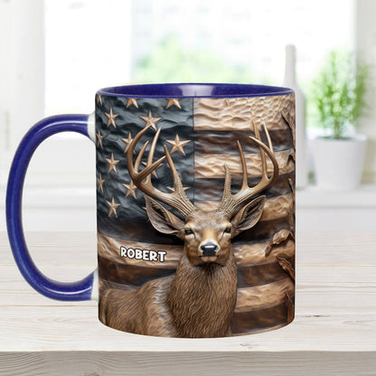 Deer Hunting - Personalized Hunting Accent Mug