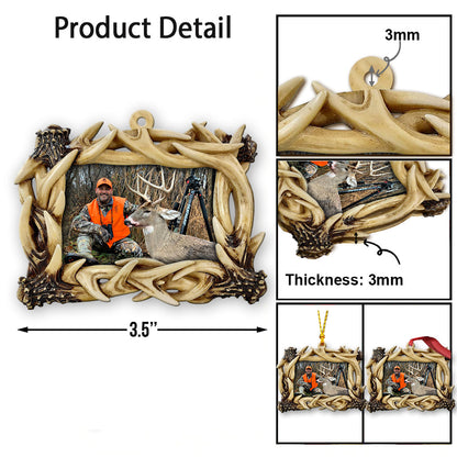 Love Hunting - Personalized Hunting Transparent Ornament