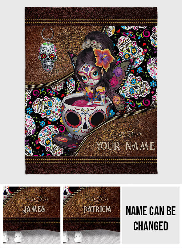 Love Skulls - Personalized Skull Blanket