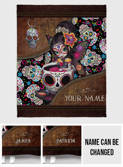 Love Skulls - Personalized Skull Blanket