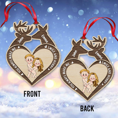 You Make Me Smile - Personalized Hunting Ornament