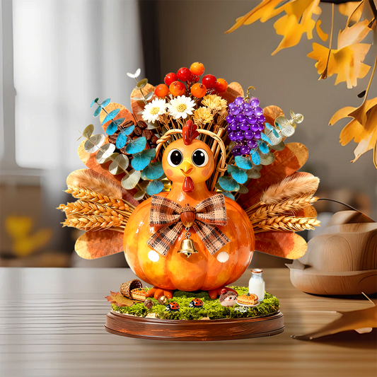🦃Merry Harvest Turkey Tabletop Decor