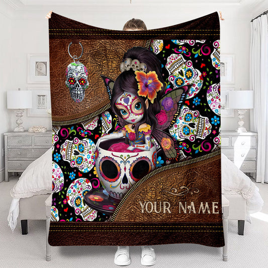Love Skulls - Personalized Skull Blanket