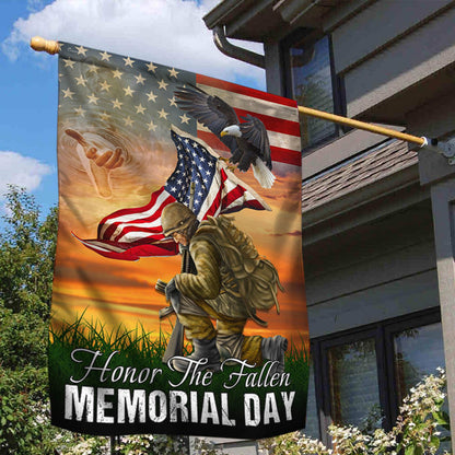 Memorial Day US Veteran Honor The Fallen Flag MLN1236F