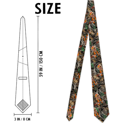 Photo Inserted Hunter - Personalized Hunting Necktie