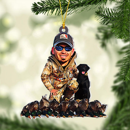 Cartoonize Funny Hunting - Personalized Hunting Ornament