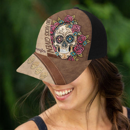 Zero F Given - Personalized Skull Trucker Hat