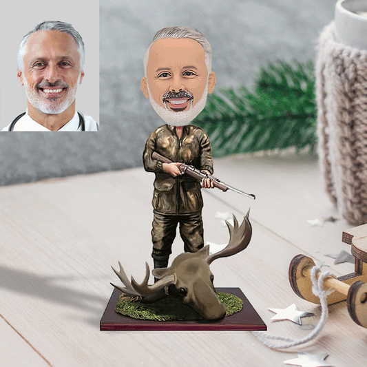 Hunting Bobblehead - Personalized Fishing Bobblehead
