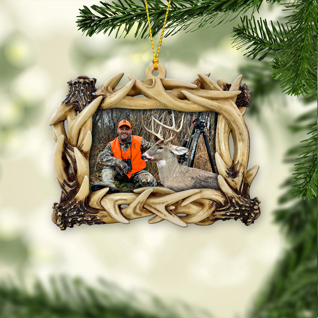 Love Hunting - Personalized Hunting Transparent Ornament
