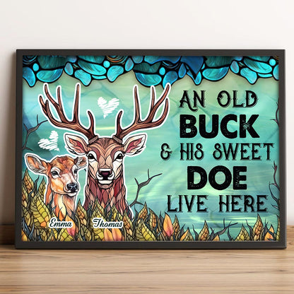 Live Here - Personalized Hunting Canvas And Poster