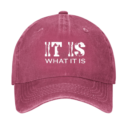 It Is What It Is Print Cap
