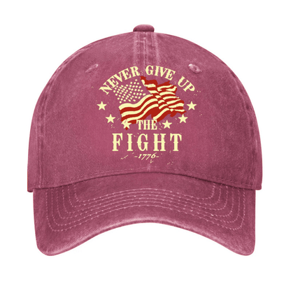 Never Give Up The Fight Cap