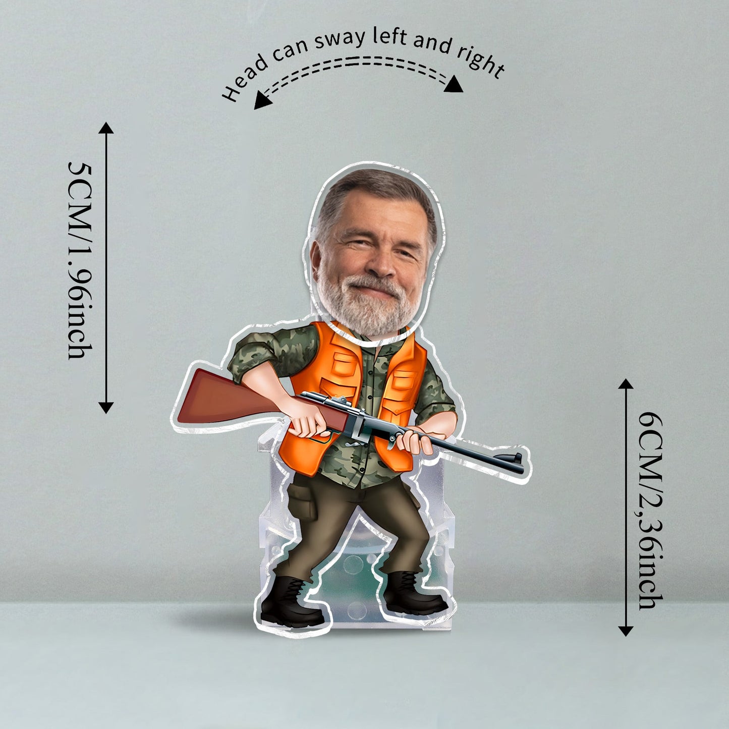 Love Hunting - Personalized Hunting Custom Shaking Head