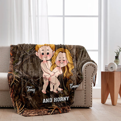 You Make Me Smile - Personalized Hunting Blanket