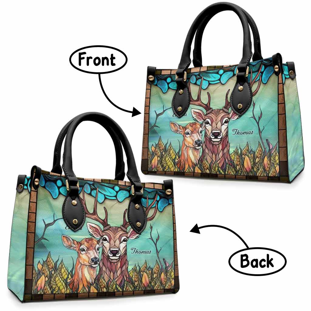 You & Me We Got This - Personalized Hunting Leather Handbag