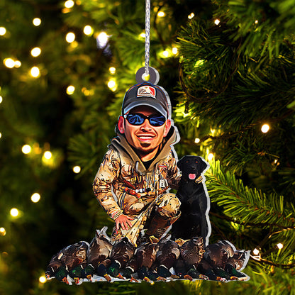 Cartoonize Funny Hunting - Personalized Hunting Ornament