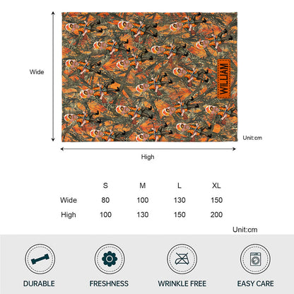 Photo Inserted Hunter - Personalized Hunting Blanket