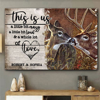 This Is Us - Personalized Hunting Canvas And Poster