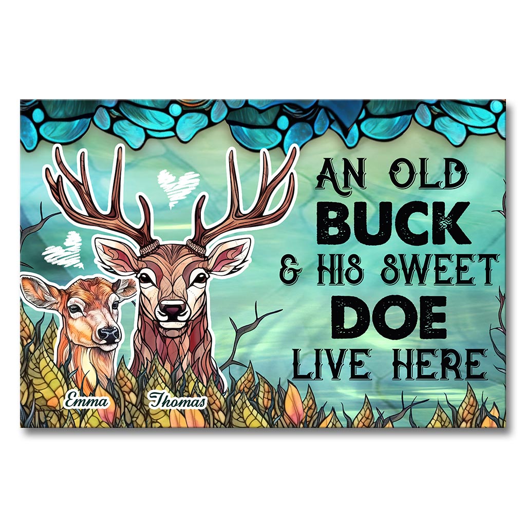Live Here - Personalized Hunting Canvas And Poster