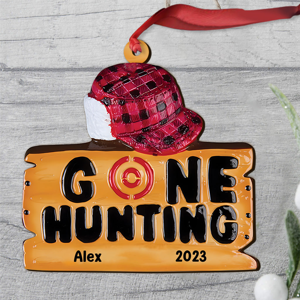 Gone Hunting - Personalized Hunting Ornament