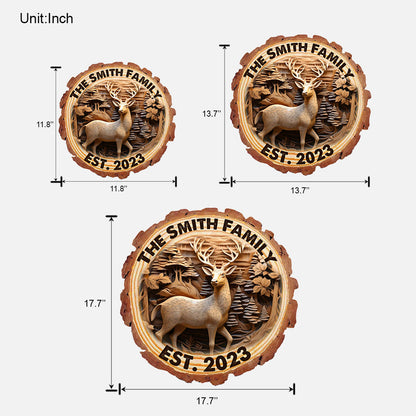 Hunting Life - Personalized Hunting Custom Shaped Wood Sign