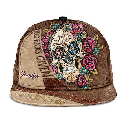 Zero F Given - Personalized Skull Snapback