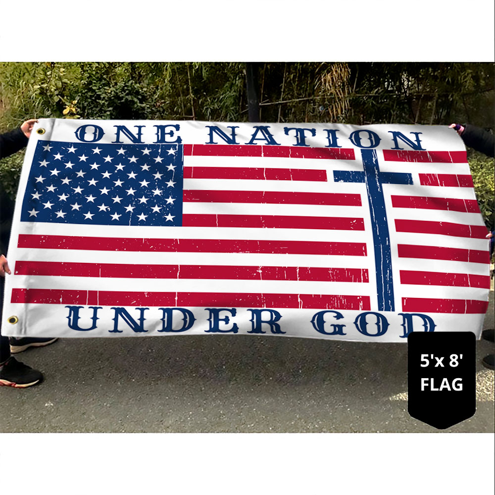 One Nation Under God American Grommet Flag MLN873GF