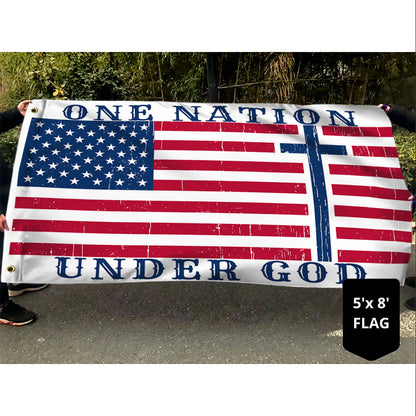 One Nation Under God American Grommet Flag MLN873GF