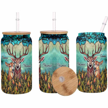 You & Me We Got This - Personalized Hunting Can Glass