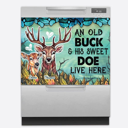 Live Here - Personalized Hunting Dishwasher Cover