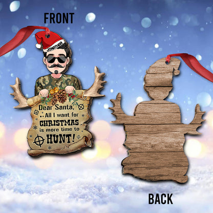 Dear Santa - Personalized Hunting Ornament