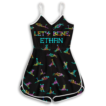 Let's Bone - Personalized Skull Romper
