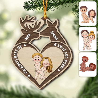 You Make Me Smile - Personalized Hunting Ornament