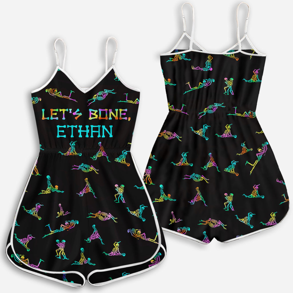 Let's Bone - Personalized Skull Romper