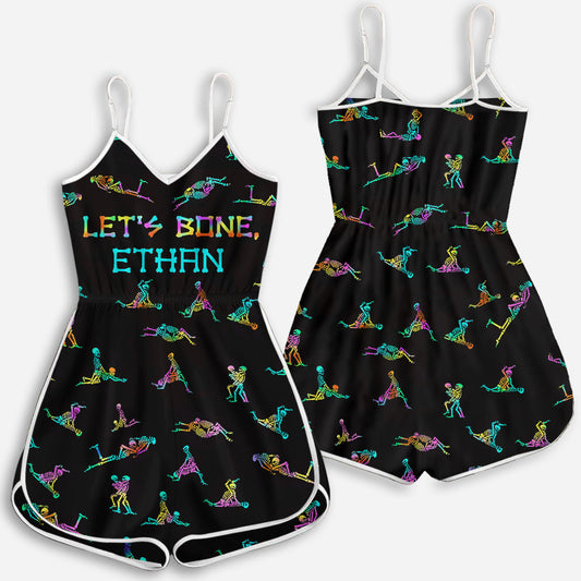 Let's Bone - Personalized Skull Romper