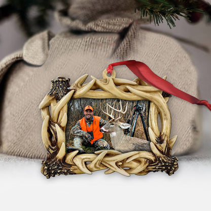 Love Hunting - Personalized Hunting Transparent Ornament