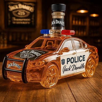Police Car Whiskey Bottle