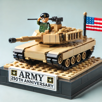U.S. Military 250th Anniversary Building Blocks