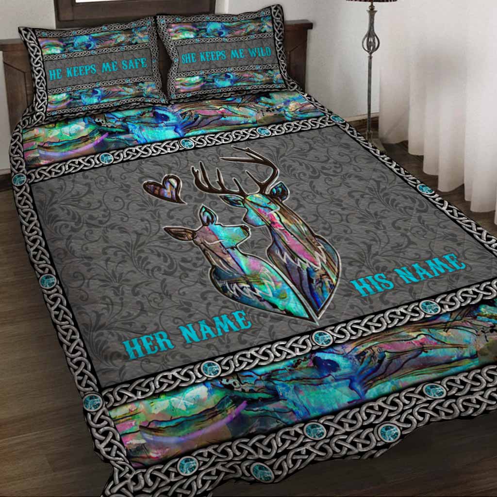 So Many In The Forest - Personalized Hunting Quilt Set