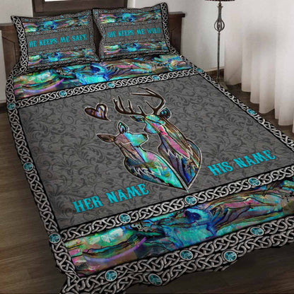 So Many In The Forest - Personalized Hunting Quilt Set