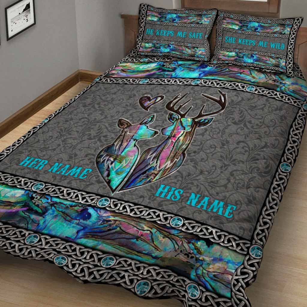 So Many In The Forest - Personalized Hunting Quilt Set