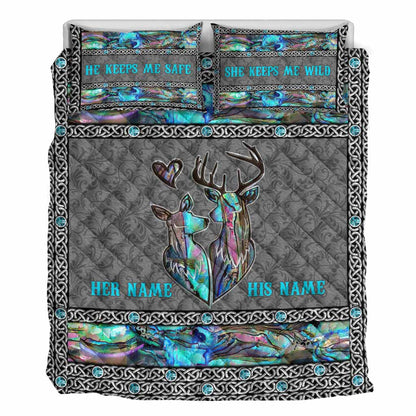 So Many In The Forest - Personalized Hunting Quilt Set